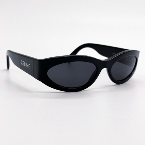NEW CL40288I 01A CELINE BLACK WOMEN SUNGLASSES CELINE - Picture 5 of 11